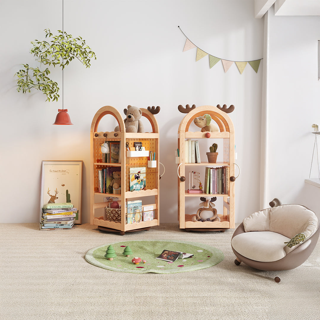 Pre-order 25 Days Delivery Reindeer Kid's book case E2304G - Kids Shelves - ebarza Furniture UAE | Shop Modern Furniture in Abu Dhabi & Dubai - مفروشات ايبازرا في الامارات | تسوق اثاث عصري وديكورات مميزة في دبي وابوظبي