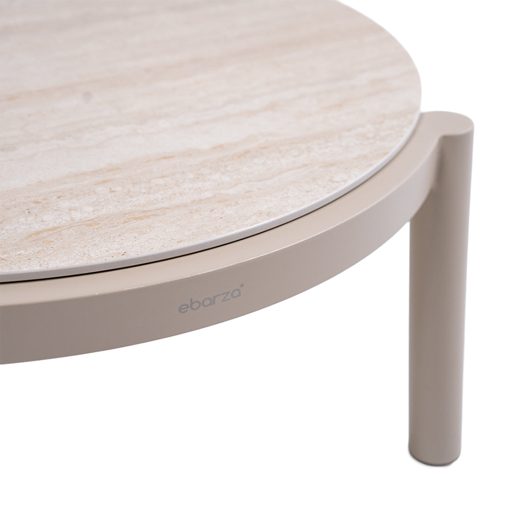 LILLE COFFEE TABLE WITH CERAMIC TOP (S) - AT2030N63CER(S) - Outdoor Tables - ebarza Furniture UAE | Shop Modern Furniture in Abu Dhabi & Dubai - مفروشات ايبازرا في الامارات | تسوق اثاث عصري وديكورات مميزة في دبي وابوظبي