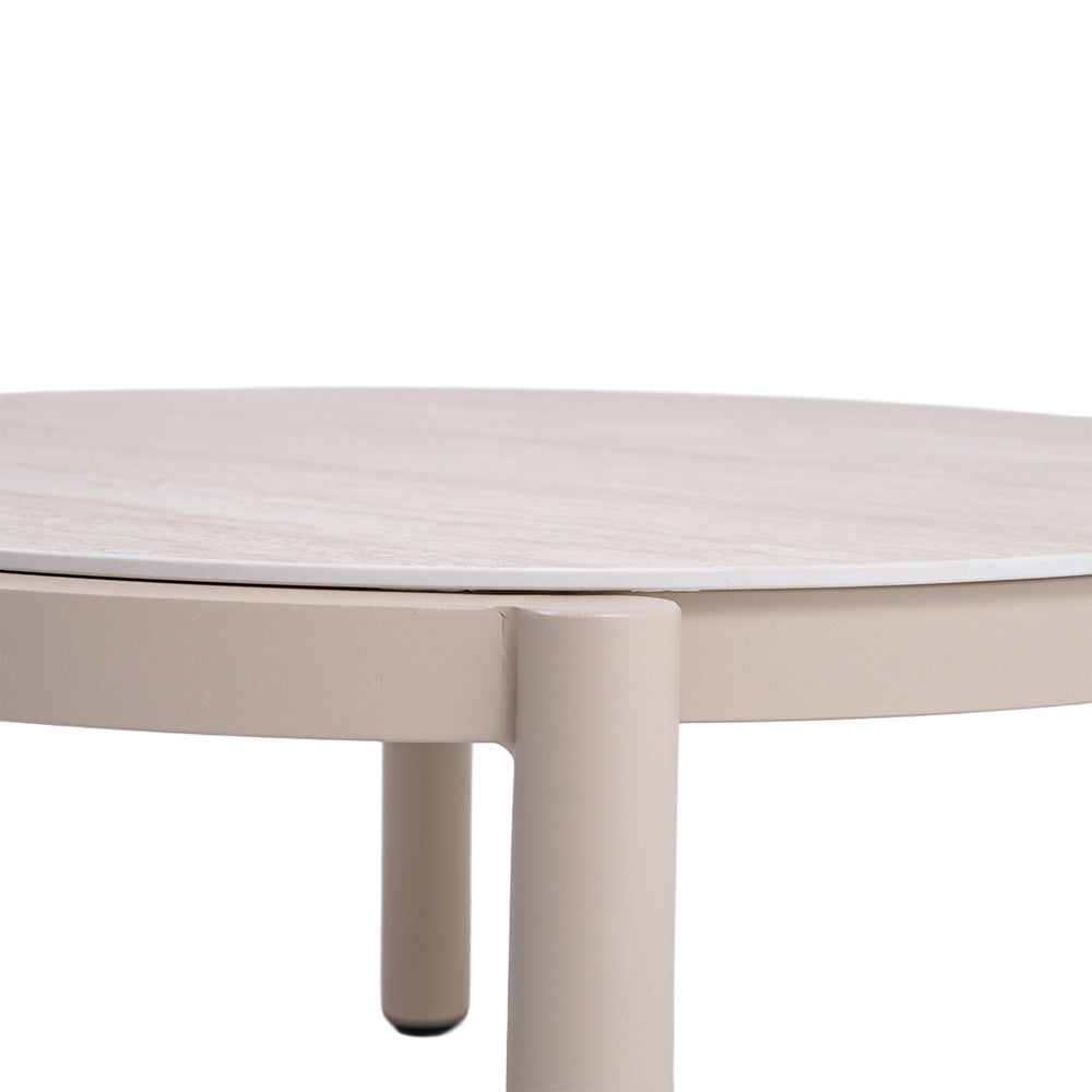 LILLE COFFEE TABLE WITH CERAMIC TOP (L) - AT2030N63CER(L) - Outdoor Tables - ebarza Furniture UAE | Shop Modern Furniture in Abu Dhabi & Dubai - مفروشات ايبازرا في الامارات | تسوق اثاث عصري وديكورات مميزة في دبي وابوظبي