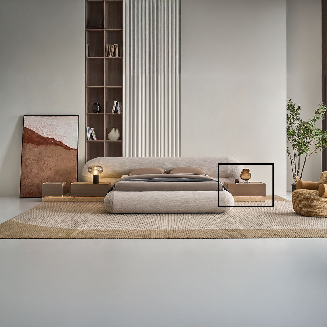 Laisi Bedside Table - DB-02-NS B STYLE - Bedside Tables - ebarza Furniture UAE | Shop Modern Furniture in Abu Dhabi & Dubai - مفروشات ايبازرا في الامارات | تسوق اثاث عصري وديكورات مميزة في دبي وابوظبي