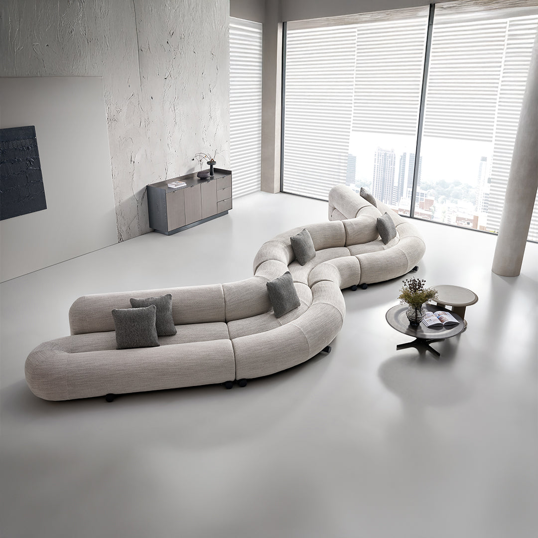 Laisi 2-Seater Module With 2/3 Back(right side) - SF238 - A - Sofas - ebarza Furniture UAE | Shop Modern Furniture in Abu Dhabi & Dubai - مفروشات ايبازرا في الامارات | تسوق اثاث عصري وديكورات مميزة في دبي وابوظبي