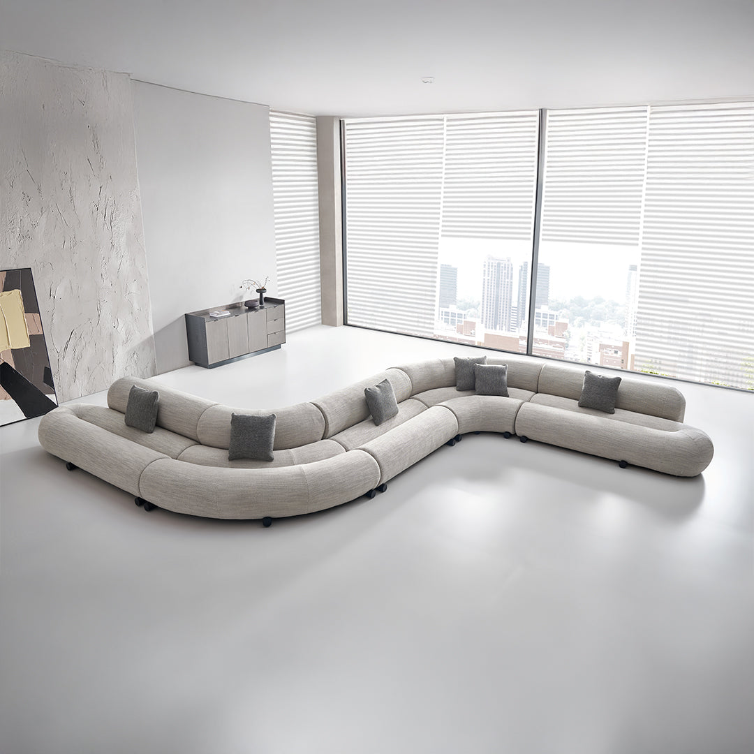 Laisi 2-Seater Module With 2/3 Back(right side) - SF238 - A - Sofas - ebarza Furniture UAE | Shop Modern Furniture in Abu Dhabi & Dubai - مفروشات ايبازرا في الامارات | تسوق اثاث عصري وديكورات مميزة في دبي وابوظبي