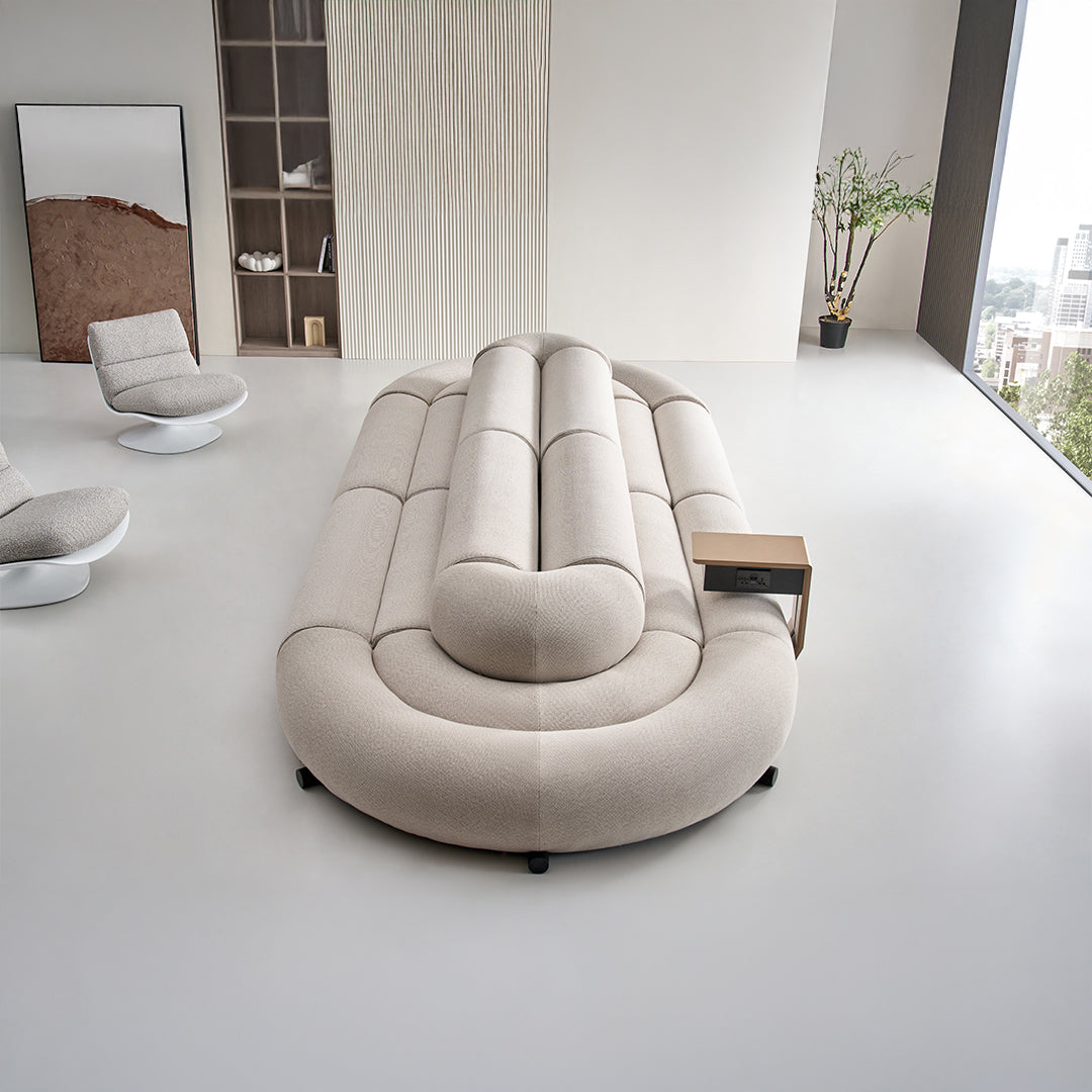 Laisi 90 Degree Corner Module With Short Back - SF238-D - Sofas - ebarza Furniture UAE | Shop Modern Furniture in Abu Dhabi & Dubai - مفروشات ايبازرا في الامارات | تسوق اثاث عصري وديكورات مميزة في دبي وابوظبي