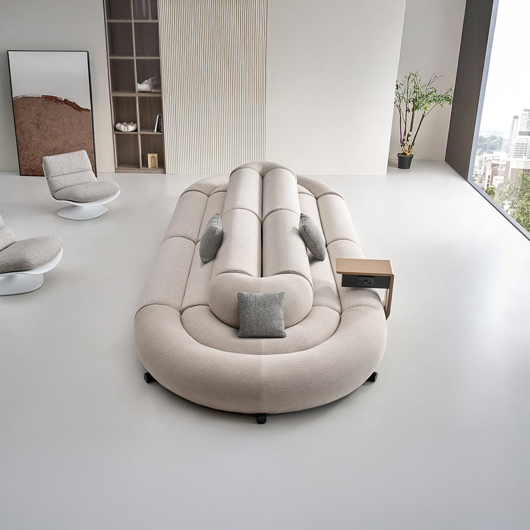 Laisi 2-Seater Module With 2/3 Full Back - SF238-B - Sofas - ebarza Furniture UAE | Shop Modern Furniture in Abu Dhabi & Dubai - مفروشات ايبازرا في الامارات | تسوق اثاث عصري وديكورات مميزة في دبي وابوظبي