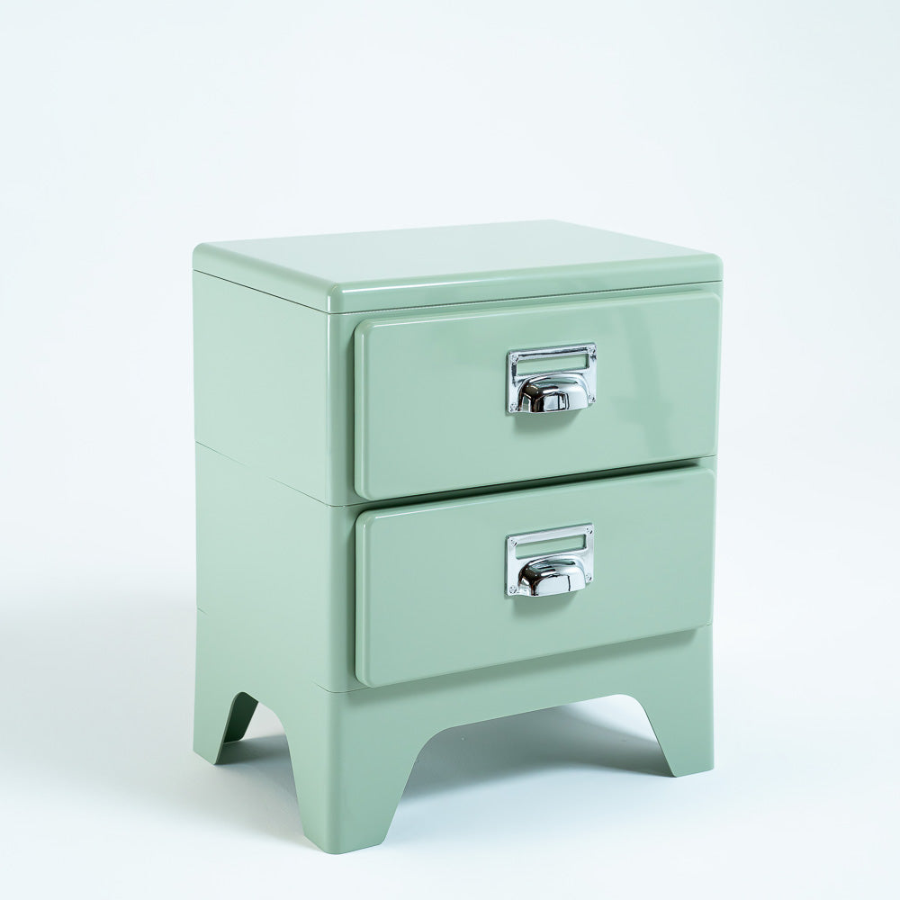 Lighet Green ABS Side Table/Bedside Table BB-017 - Side Tables - ebarza Furniture UAE | Shop Modern Furniture in Abu Dhabi & Dubai - مفروشات ايبازرا في الامارات | تسوق اثاث عصري وديكورات مميزة في دبي وابوظبي