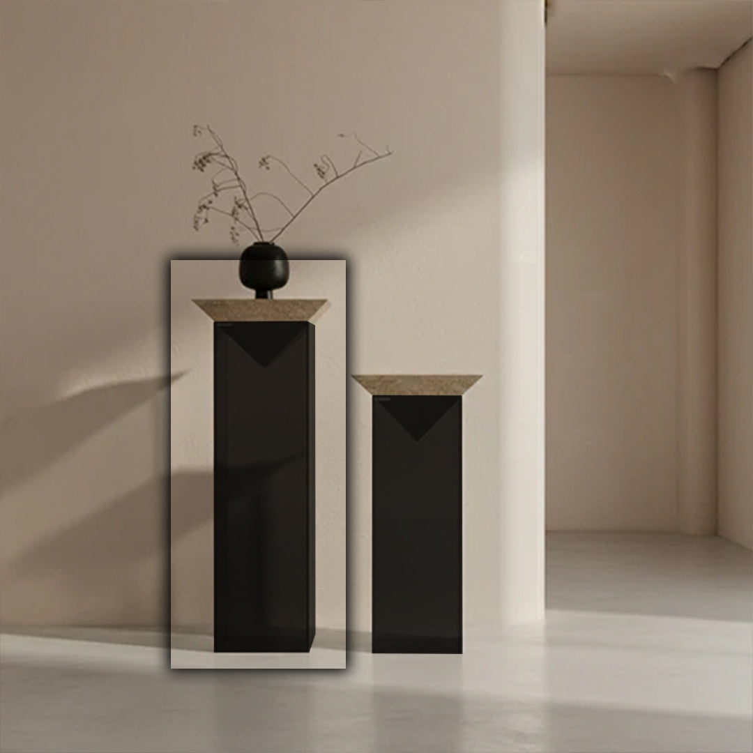 Lilt Artwork Stand/ Side Table - JK-P06 - Tall - Artwork Stands - ebarza Furniture UAE | Shop Modern Furniture in Abu Dhabi & Dubai - مفروشات ايبازرا في الامارات | تسوق اثاث عصري وديكورات مميزة في دبي وابوظبي