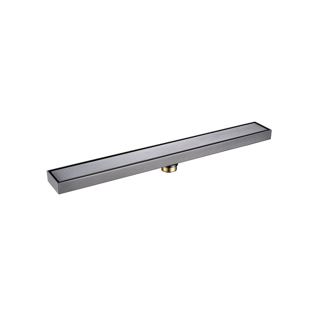 Long Floor Drainer - 60*7cm - 78818GM-600 - Bathroom Accessories - ebarza Furniture UAE | Shop Modern Furniture in Abu Dhabi & Dubai - مفروشات ايبازرا في الامارات | تسوق اثاث عصري وديكورات مميزة في دبي وابوظبي