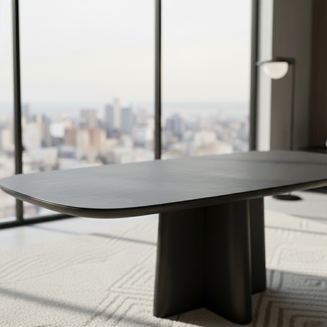 MARMO DINING TABLE - Dining Tables - ebarza Furniture UAE | Shop Modern Furniture in Abu Dhabi & Dubai - مفروشات ايبازرا في الامارات | تسوق اثاث عصري وديكورات مميزة في دبي وابوظبي