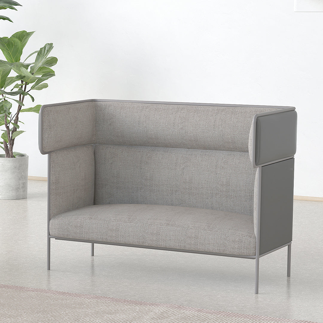 MAX 2-Seater-High Back Sofa - Sofas - ebarza Furniture UAE | Shop Modern Furniture in Abu Dhabi & Dubai - مفروشات ايبازرا في الامارات | تسوق اثاث عصري وديكورات مميزة في دبي وابوظبي