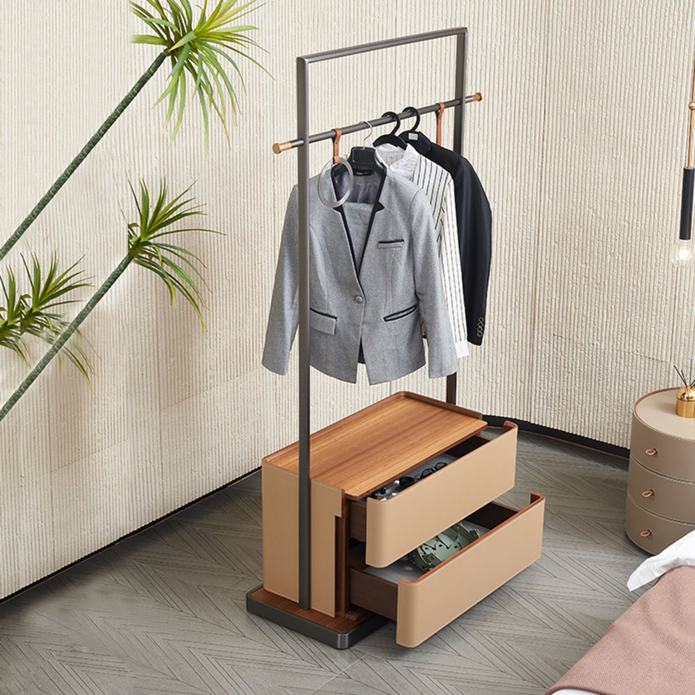 Saddle Leather Hanger MLL-Y01 - Hangers - ebarza Furniture UAE | Shop Modern Furniture in Abu Dhabi & Dubai - مفروشات ايبازرا في الامارات | تسوق اثاث عصري وديكورات مميزة في دبي وابوظبي