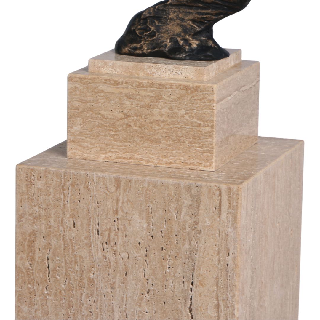 Marble Stand / Planter Box-L T0161 - Beige - Home Decor Figurines - ebarza Furniture UAE | Shop Modern Furniture in Abu Dhabi & Dubai - مفروشات ايبازرا في الامارات | تسوق اثاث عصري وديكورات مميزة في دبي وابوظبي
