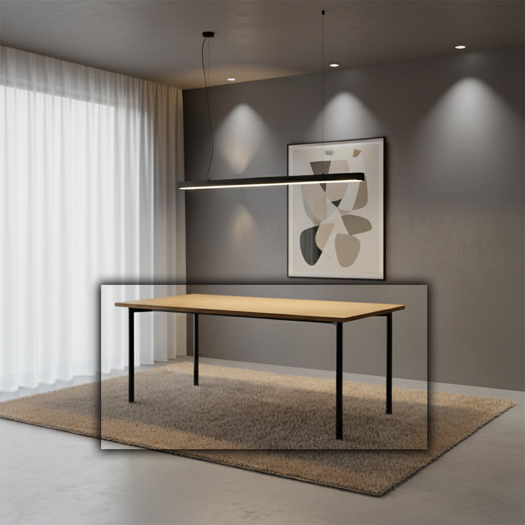 Max Dining Table Gt-419 - Dining Tables - ebarza Furniture UAE | Shop Modern Furniture in Abu Dhabi & Dubai - مفروشات ايبازرا في الامارات | تسوق اثاث عصري وديكورات مميزة في دبي وابوظبي