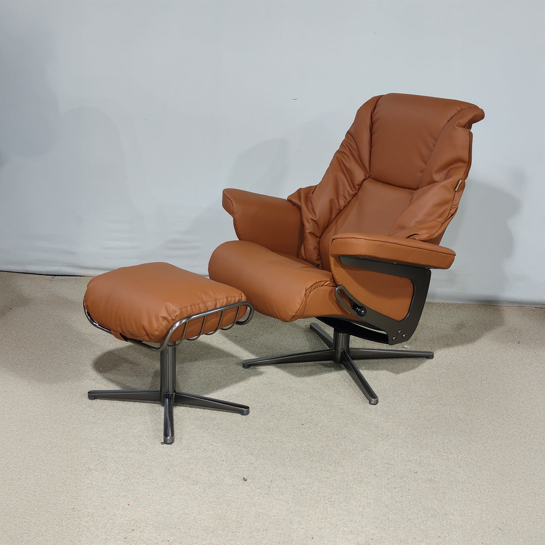 Meridian Lounge Chair with Ottoman F-2286C - Lounge Chairs - ebarza Furniture UAE | Shop Modern Furniture in Abu Dhabi & Dubai - مفروشات ايبازرا في الامارات | تسوق اثاث عصري وديكورات مميزة في دبي وابوظبي