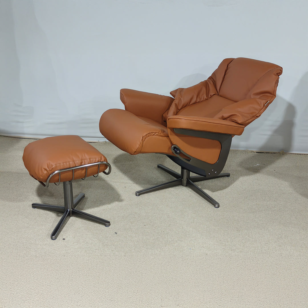 Meridian Lounge Chair with Ottoman F-2286C - Lounge Chairs - ebarza Furniture UAE | Shop Modern Furniture in Abu Dhabi & Dubai - مفروشات ايبازرا في الامارات | تسوق اثاث عصري وديكورات مميزة في دبي وابوظبي