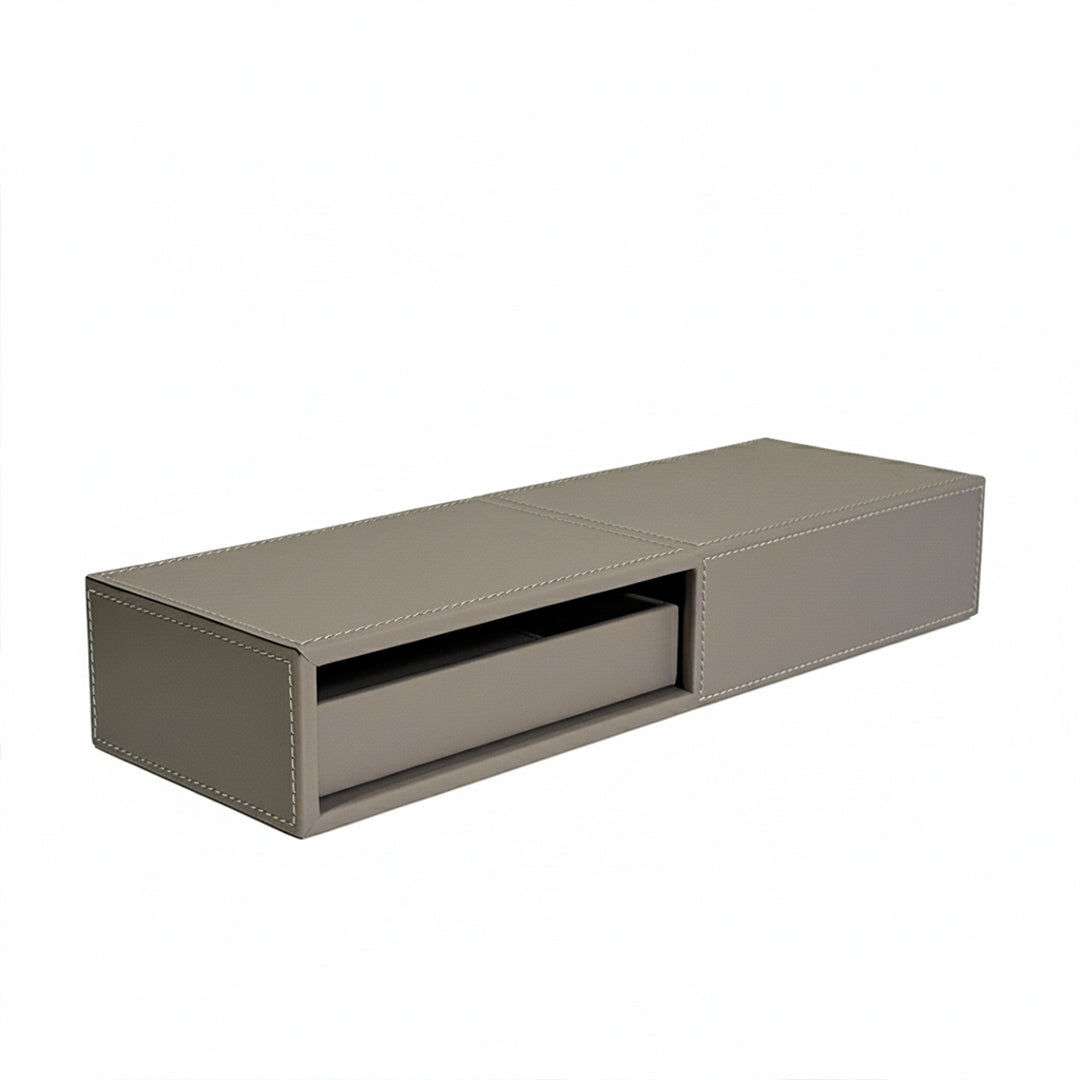 Microfiber Hard Leather Storage Box 259-DR - Decorative Boxes - ebarza Furniture UAE | Shop Modern Furniture in Abu Dhabi & Dubai - مفروشات ايبازرا في الامارات | تسوق اثاث عصري وديكورات مميزة في دبي وابوظبي