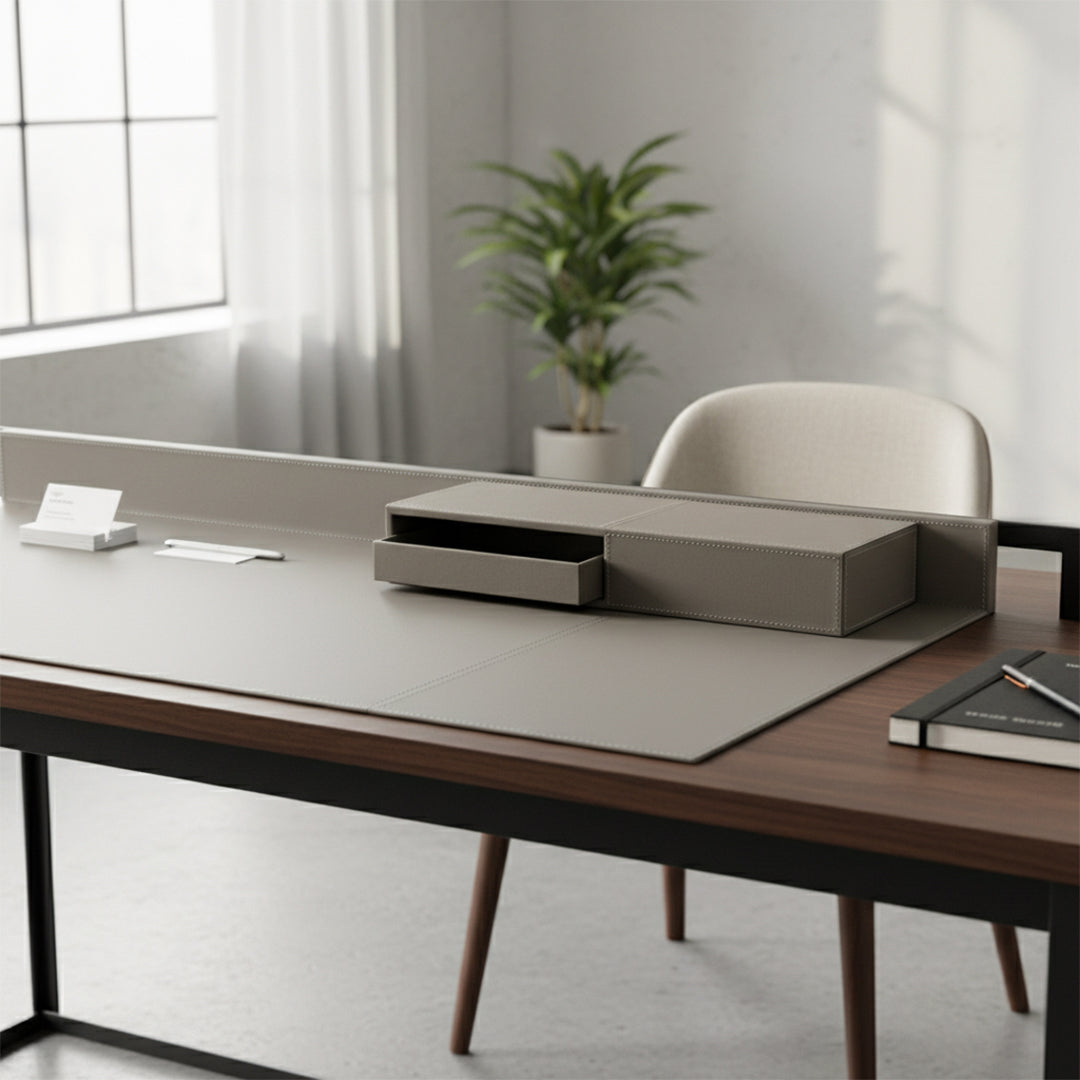 Microfiber Hard Leather Storage Box 259-DR - Decorative Boxes - ebarza Furniture UAE | Shop Modern Furniture in Abu Dhabi & Dubai - مفروشات ايبازرا في الامارات | تسوق اثاث عصري وديكورات مميزة في دبي وابوظبي