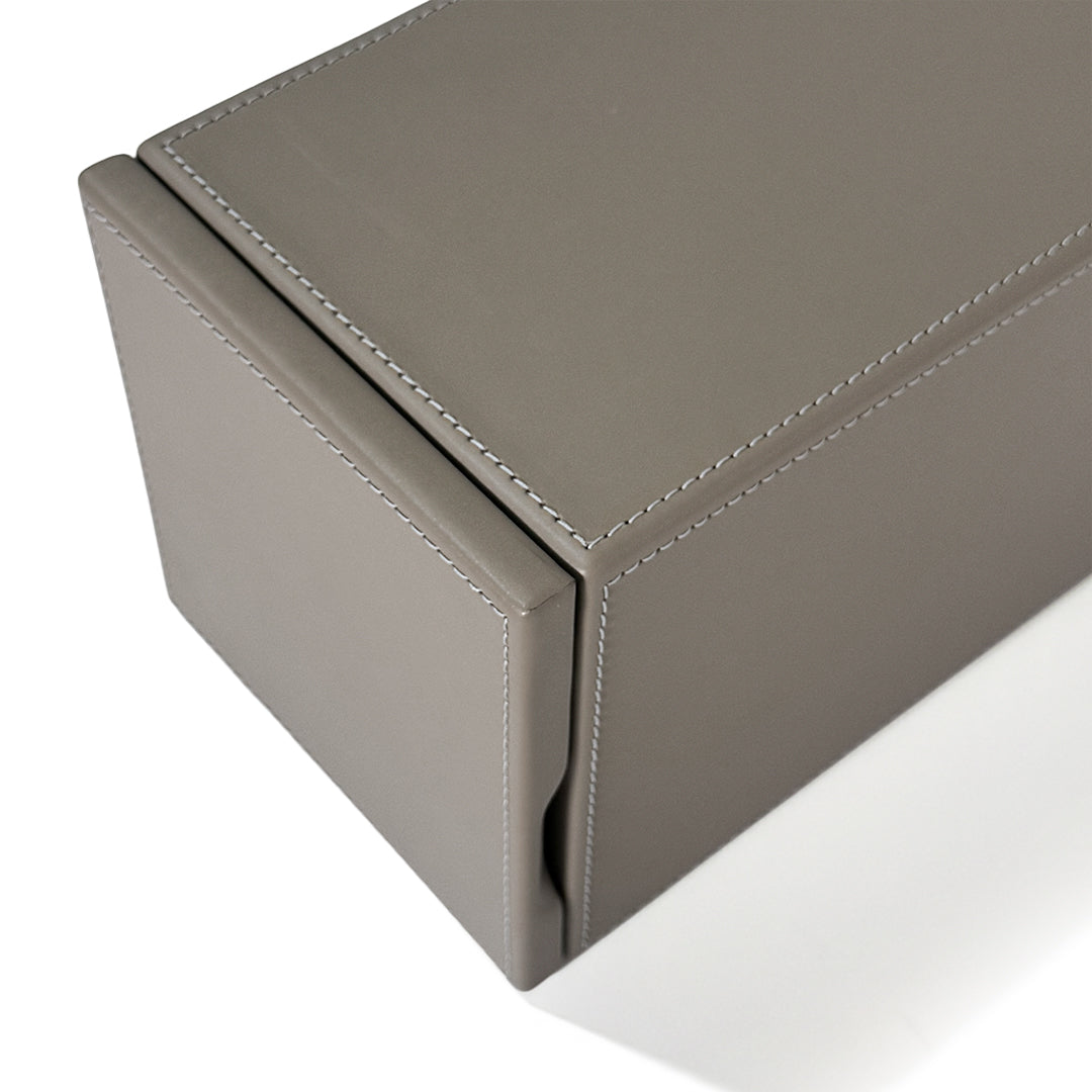 Microfiber Hard Leather Storage Box DR-251-Q - Decorative Boxes - ebarza Furniture UAE | Shop Modern Furniture in Abu Dhabi & Dubai - مفروشات ايبازرا في الامارات | تسوق اثاث عصري وديكورات مميزة في دبي وابوظبي