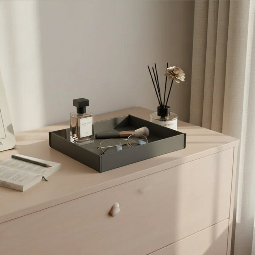 Microfiber Hard Leather Tray TSA555-TR - Trays - ebarza Furniture UAE | Shop Modern Furniture in Abu Dhabi & Dubai - مفروشات ايبازرا في الامارات | تسوق اثاث عصري وديكورات مميزة في دبي وابوظبي