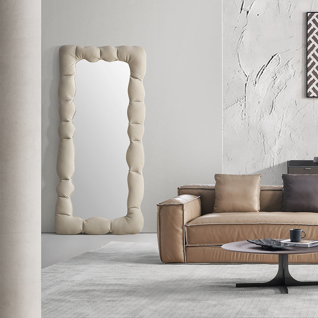 Brown Saddle Leather Coffee Table - LT082/Brown - Coffee Tables - ebarza Furniture UAE | Shop Modern Furniture in Abu Dhabi & Dubai - مفروشات ايبازرا في الامارات | تسوق اثاث عصري وديكورات مميزة في دبي وابوظبي