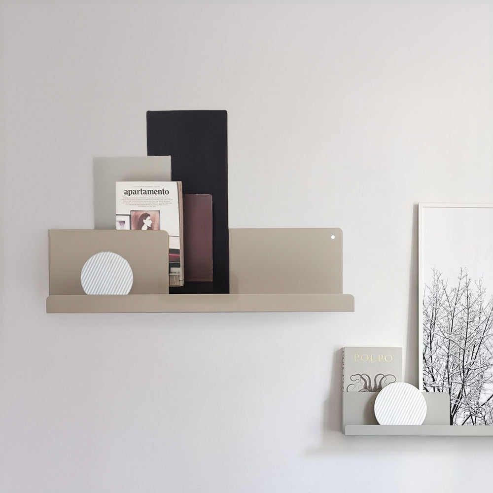 Mid Century Classic Wall Shelf Ch-038-Light Brown - Shelves - ebarza Furniture UAE | Shop Modern Furniture in Abu Dhabi & Dubai - مفروشات ايبازرا في الامارات | تسوق اثاث عصري وديكورات مميزة في دبي وابوظبي