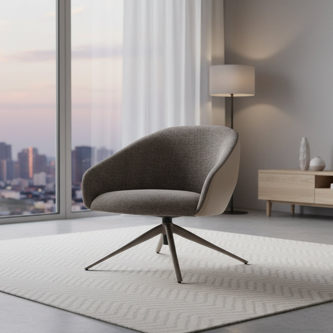 Milo Armchair Leaf-L4SM-2 - Armchairs - ebarza Furniture UAE | Shop Modern Furniture in Abu Dhabi & Dubai - مفروشات ايبازرا في الامارات | تسوق اثاث عصري وديكورات مميزة في دبي وابوظبي