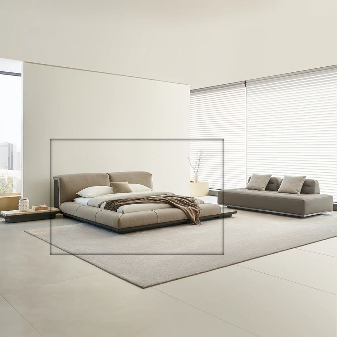 Pre-order 120 Days Delivery Miya King Size Bed - AMBO-C80251 - Bedsteads - ebarza Furniture UAE | Shop Modern Furniture in Abu Dhabi & Dubai - مفروشات ايبازرا في الامارات | تسوق اثاث عصري وديكورات مميزة في دبي وابوظبي