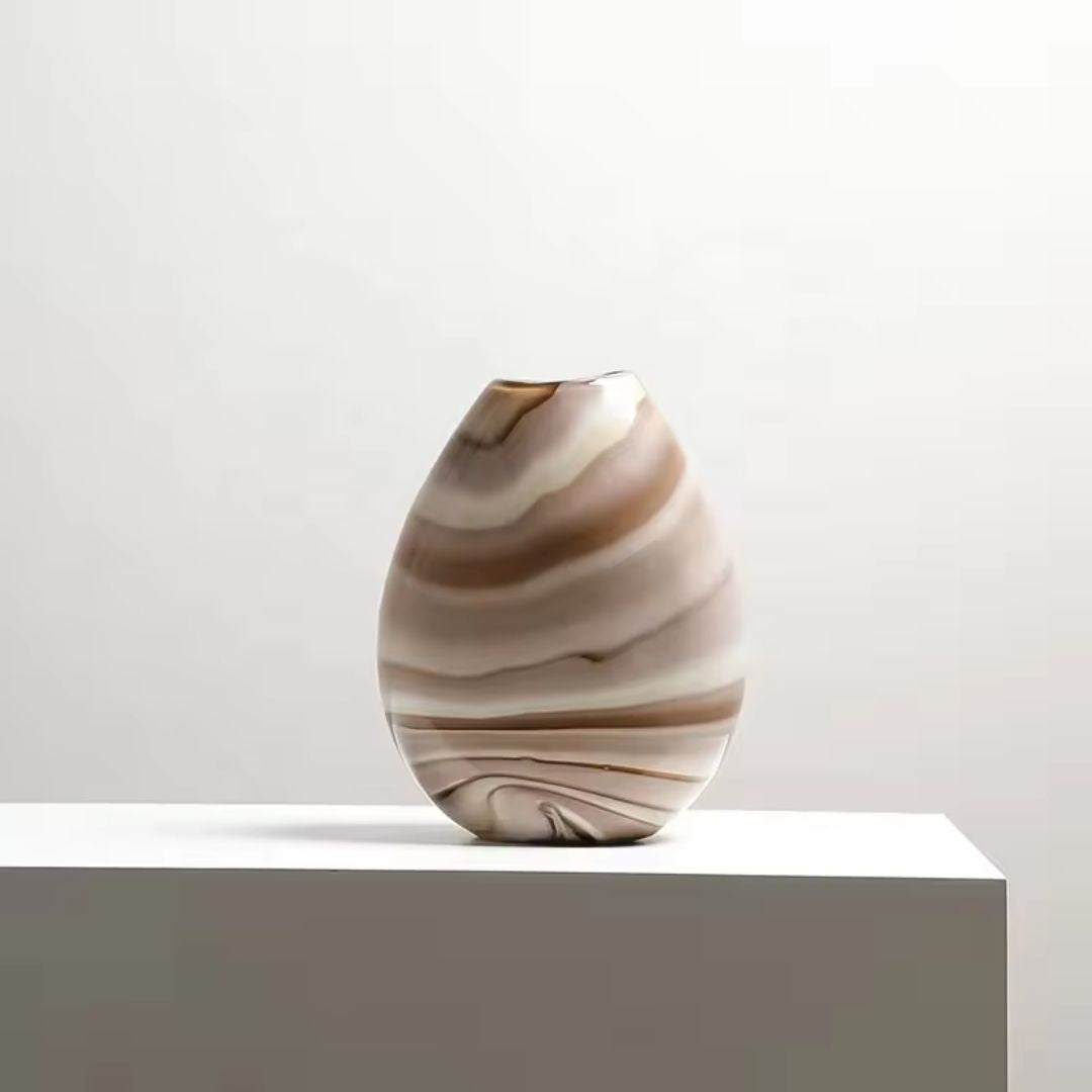 Multicolor Ring Vase-A FB-E23028A - Vases - ebarza Furniture UAE | Shop Modern Furniture in Abu Dhabi & Dubai - مفروشات ايبازرا في الامارات | تسوق اثاث عصري وديكورات مميزة في دبي وابوظبي