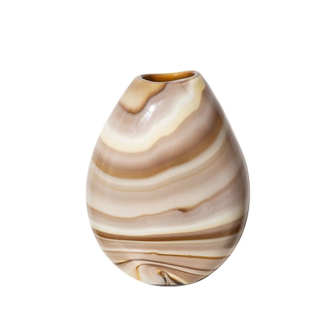 Multicolor Ring Vase-A FB-E23028A - Vases - ebarza Furniture UAE | Shop Modern Furniture in Abu Dhabi & Dubai - مفروشات ايبازرا في الامارات | تسوق اثاث عصري وديكورات مميزة في دبي وابوظبي