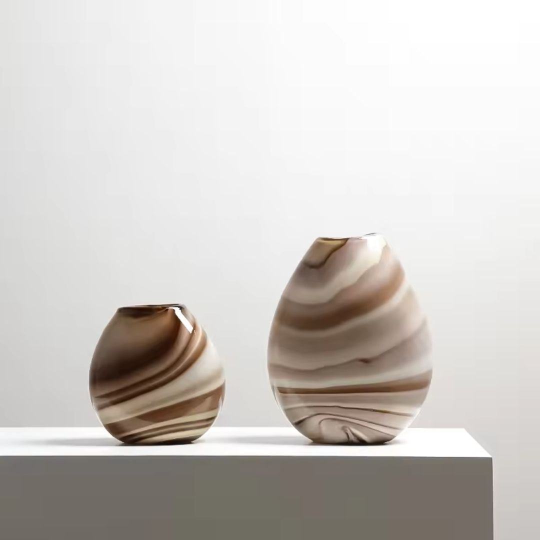 Multicolor Ring Vase-A FB-E23028A - Vases - ebarza Furniture UAE | Shop Modern Furniture in Abu Dhabi & Dubai - مفروشات ايبازرا في الامارات | تسوق اثاث عصري وديكورات مميزة في دبي وابوظبي