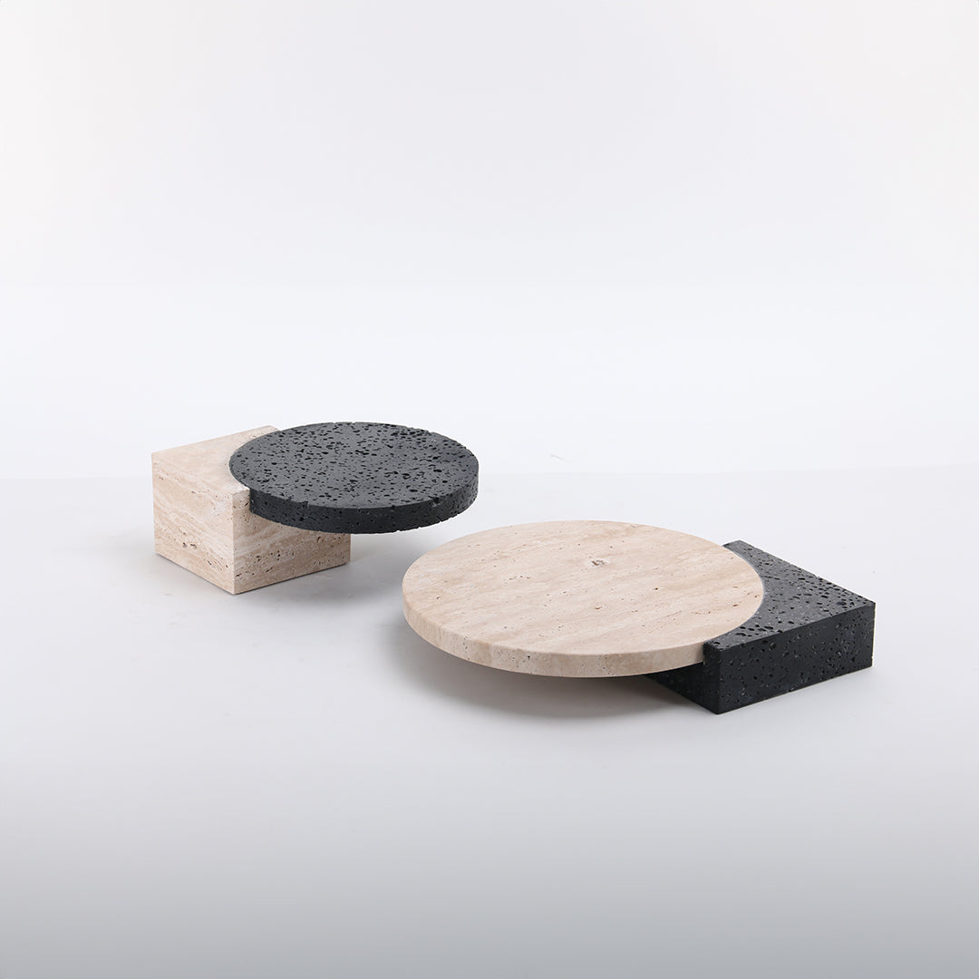 Natural Stone Tray-L KC3017L - Trays - ebarza Furniture UAE | Shop Modern Furniture in Abu Dhabi & Dubai - مفروشات ايبازرا في الامارات | تسوق اثاث عصري وديكورات مميزة في دبي وابوظبي