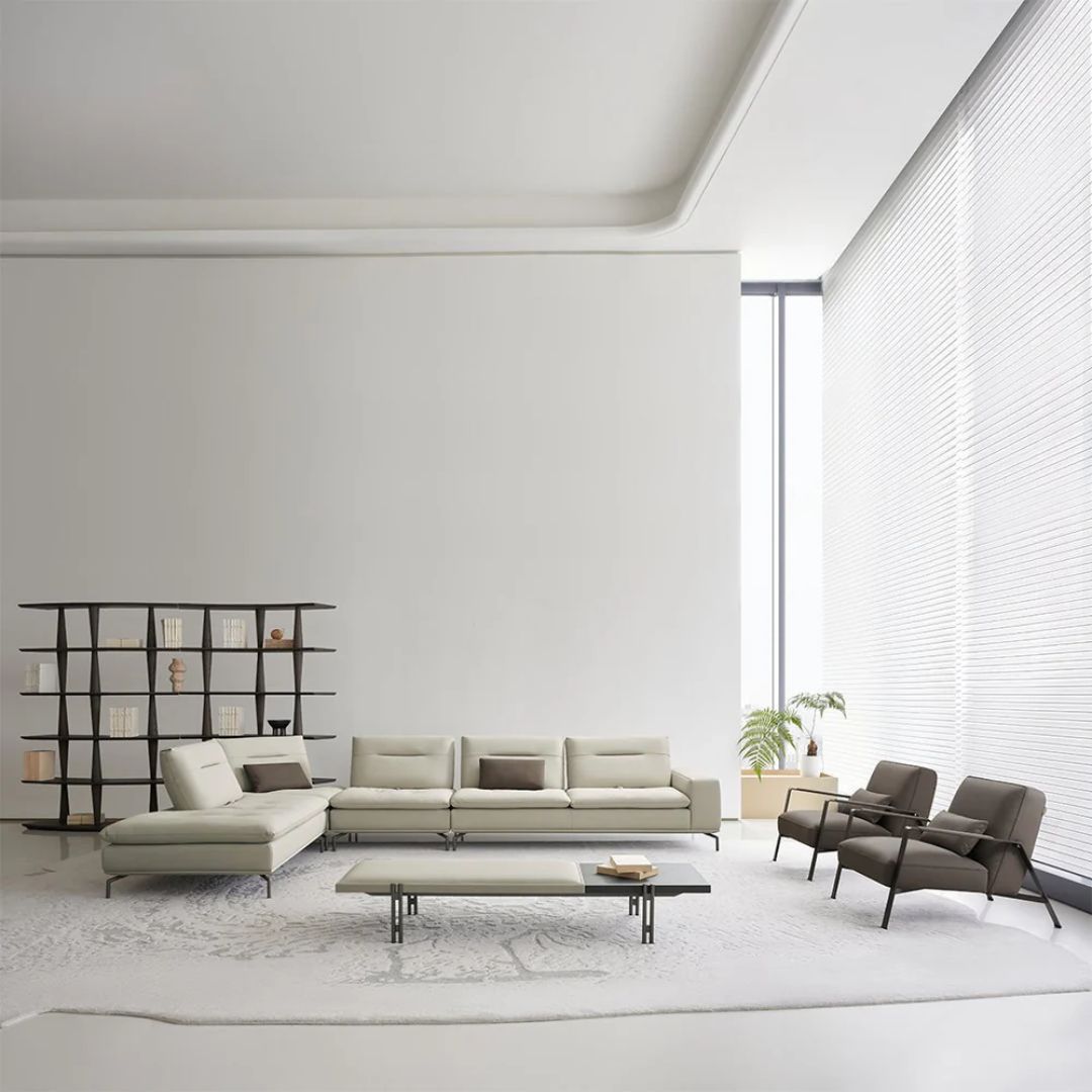 Nexus Modular Sofa With Left Relaxed 2-Seater Without Arm - AMF-S180 ex - Sofas - ebarza Furniture UAE | Shop Modern Furniture in Abu Dhabi & Dubai - مفروشات ايبازرا في الامارات | تسوق اثاث عصري وديكورات مميزة في دبي وابوظبي