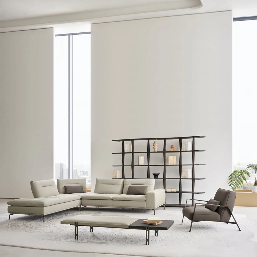 Nexus Modular Sofa With Left Relaxed 2-Seater Without Arm - AMF-S180 ex - Sofas - ebarza Furniture UAE | Shop Modern Furniture in Abu Dhabi & Dubai - مفروشات ايبازرا في الامارات | تسوق اثاث عصري وديكورات مميزة في دبي وابوظبي