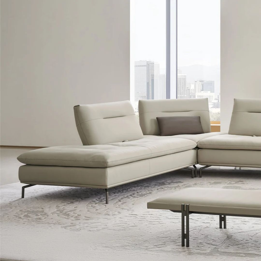 Nexus Modular Sofa With Left Relaxed 2-Seater Without Arm - AMF-S180 ex - Sofas - ebarza Furniture UAE | Shop Modern Furniture in Abu Dhabi & Dubai - مفروشات ايبازرا في الامارات | تسوق اثاث عصري وديكورات مميزة في دبي وابوظبي