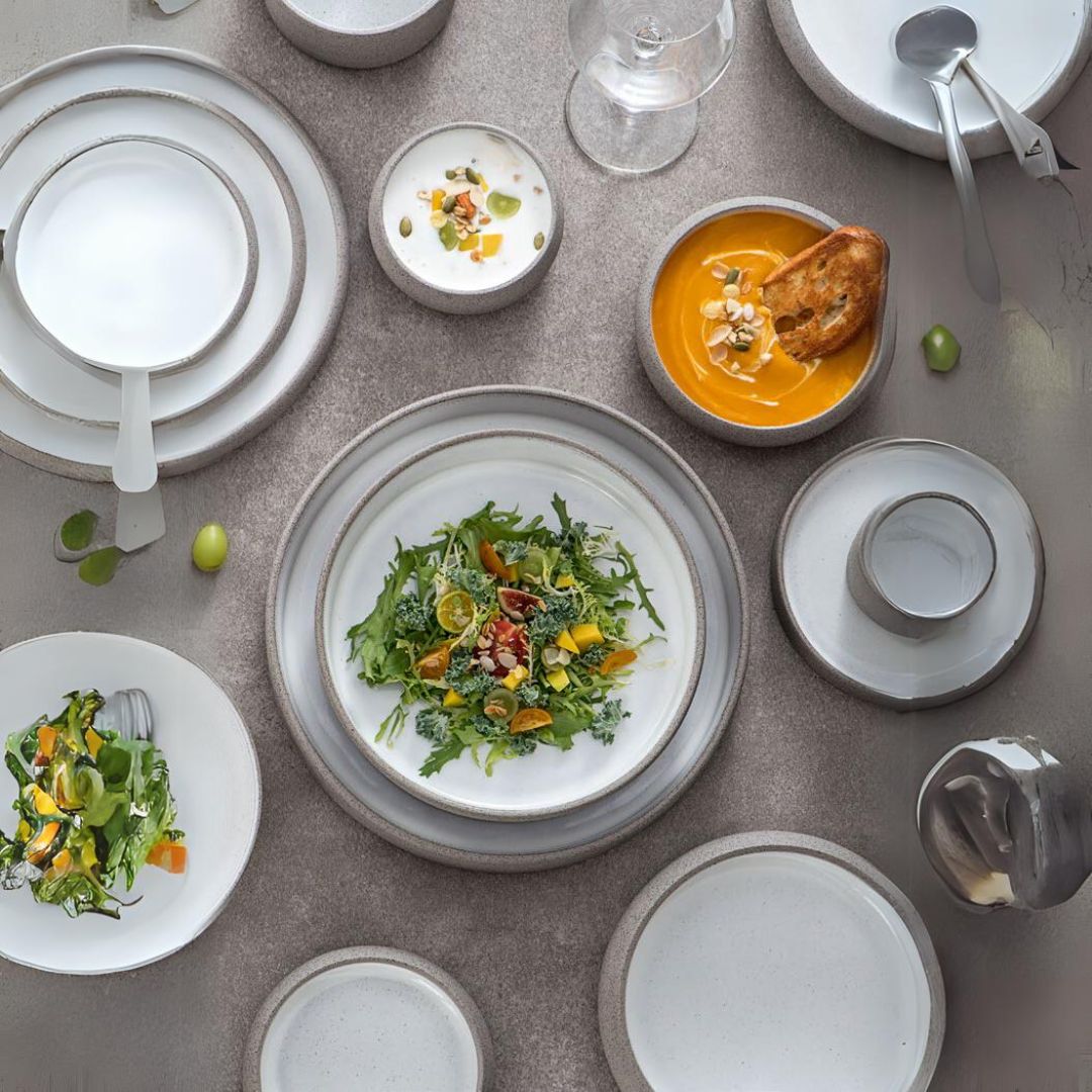 Pre-order 75 Days Delivery Nordic Western Round plate 8.5 E746-P- 10187 8.5 - Plates - ebarza Furniture UAE | Shop Modern Furniture in Abu Dhabi & Dubai - مفروشات ايبازرا في الامارات | تسوق اثاث عصري وديكورات مميزة في دبي وابوظبي