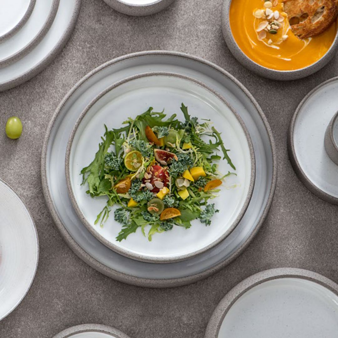 Pre-order 75 Days Delivery Nordic Western Round plate 8.5 E746-P- 10187 8.5 - Plates - ebarza Furniture UAE | Shop Modern Furniture in Abu Dhabi & Dubai - مفروشات ايبازرا في الامارات | تسوق اثاث عصري وديكورات مميزة في دبي وابوظبي