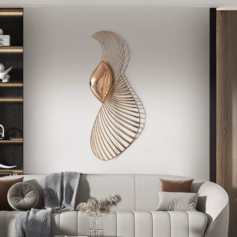 Pre-order 75 Days Delivery Hand Crafted Stainless Steel Artwork BG2021031 R.Gold - Artwork - ebarza Furniture UAE | Shop Modern Furniture in Abu Dhabi & Dubai - مفروشات ايبازرا في الامارات | تسوق اثاث عصري وديكورات مميزة في دبي وابوظبي