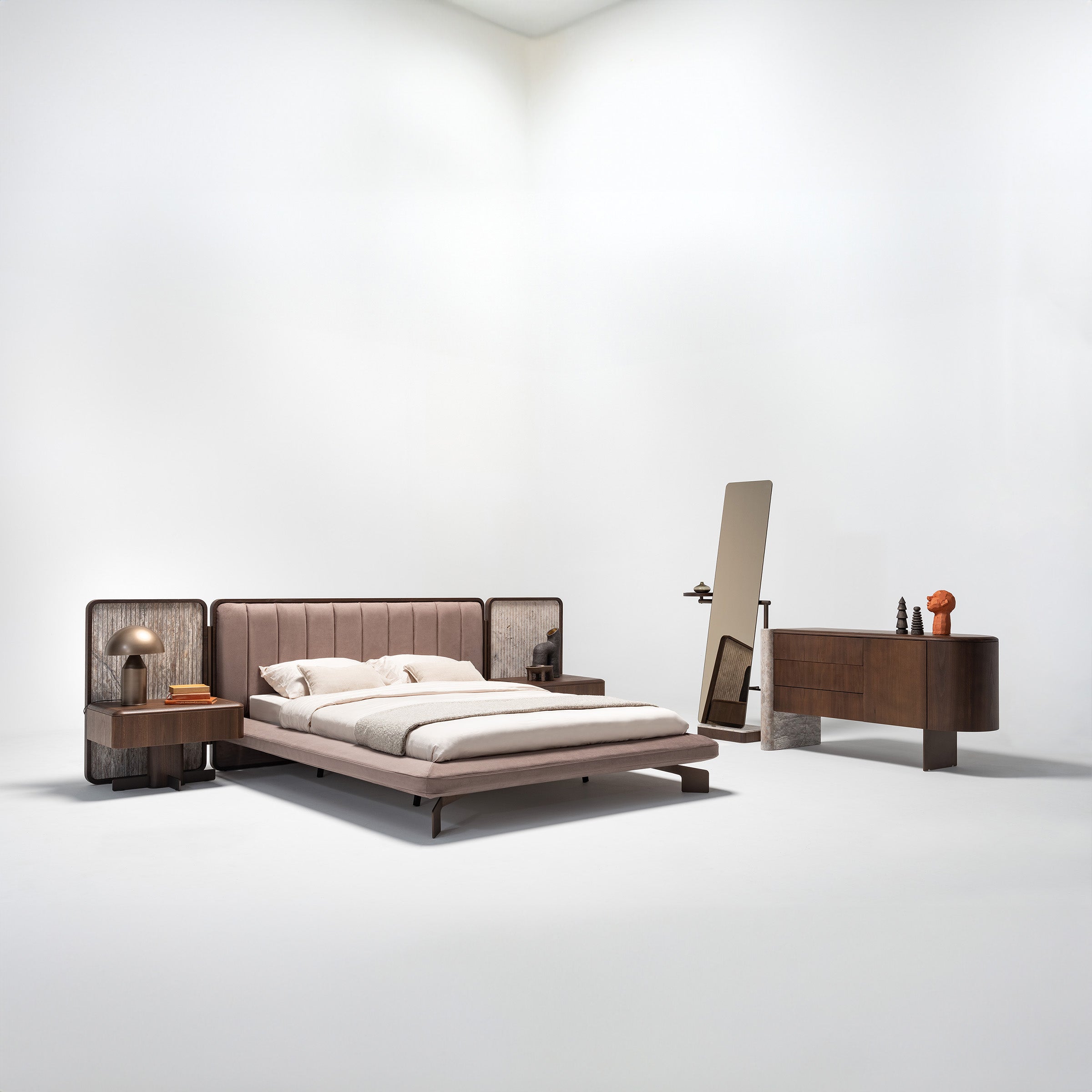 2X ODEON NIGHTSTAND OD-NS-001 - Bed Side Table - ebarza Furniture UAE | Shop Modern Furniture in Abu Dhabi & Dubai - مفروشات ايبازرا في الامارات | تسوق اثاث عصري وديكورات مميزة في دبي وابوظبي