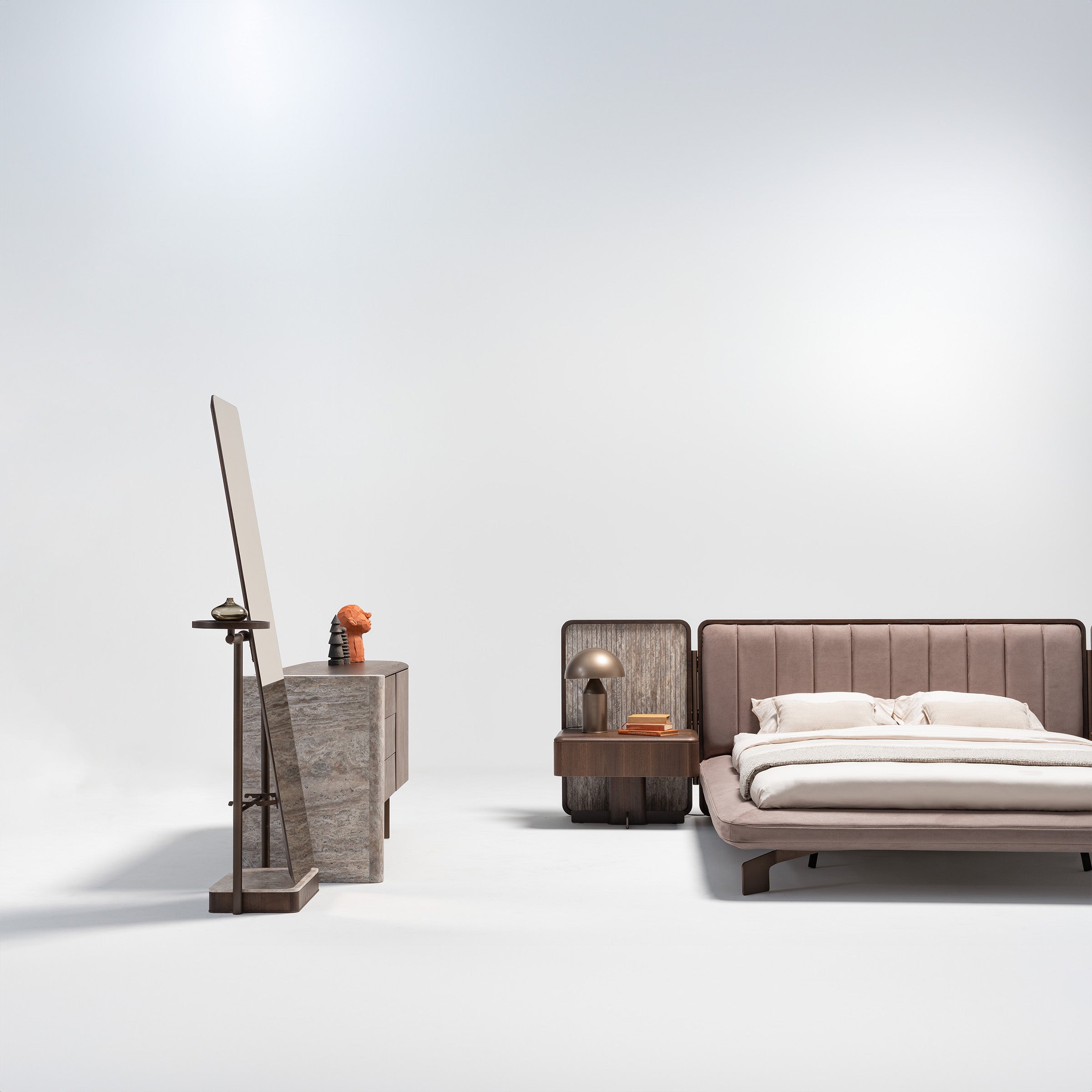 2X ODEON NIGHTSTAND OD-NS-001 - Bed Side Table - ebarza Furniture UAE | Shop Modern Furniture in Abu Dhabi & Dubai - مفروشات ايبازرا في الامارات | تسوق اثاث عصري وديكورات مميزة في دبي وابوظبي