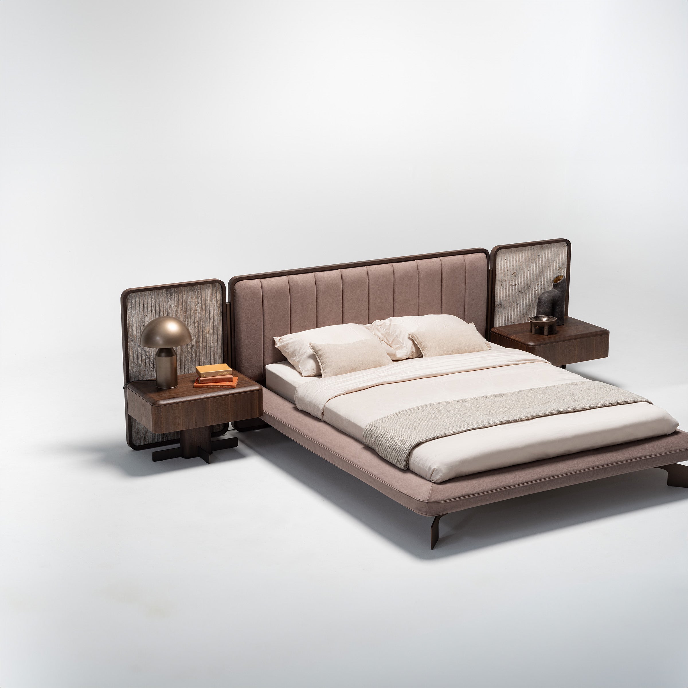 2X ODEON NIGHTSTAND OD-NS-001 - Bed Side Table - ebarza Furniture UAE | Shop Modern Furniture in Abu Dhabi & Dubai - مفروشات ايبازرا في الامارات | تسوق اثاث عصري وديكورات مميزة في دبي وابوظبي