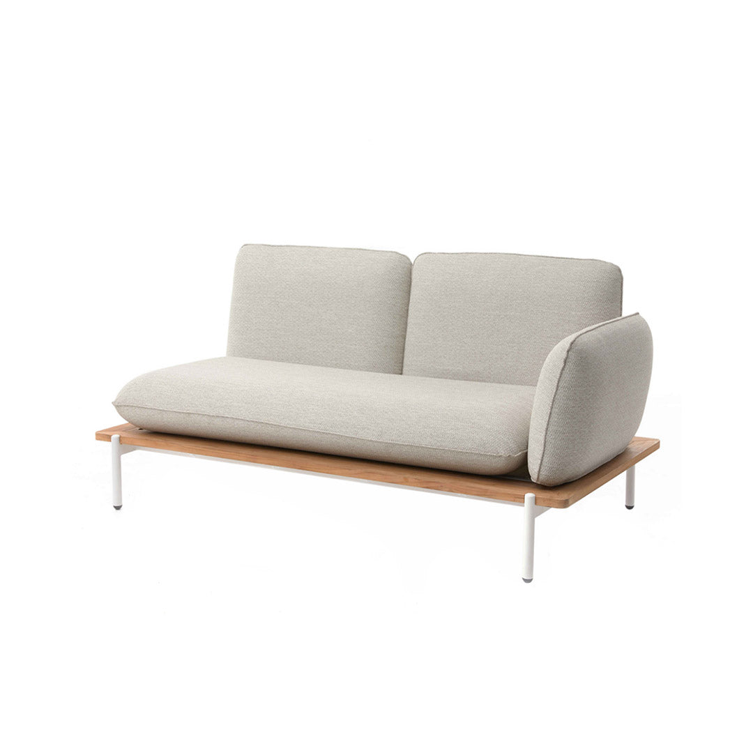 Pre-order 25 Days Delivery PILLOW 2-SEATER SOFA,LEFT MODULE,WITH ALU SEAT RIM KC8804B85TEX - Outdoor Sofas - ebarza Furniture UAE | Shop Modern Furniture in Abu Dhabi & Dubai - مفروشات ايبازرا في الامارات | تسوق اثاث عصري وديكورات مميزة في دبي وابوظبي