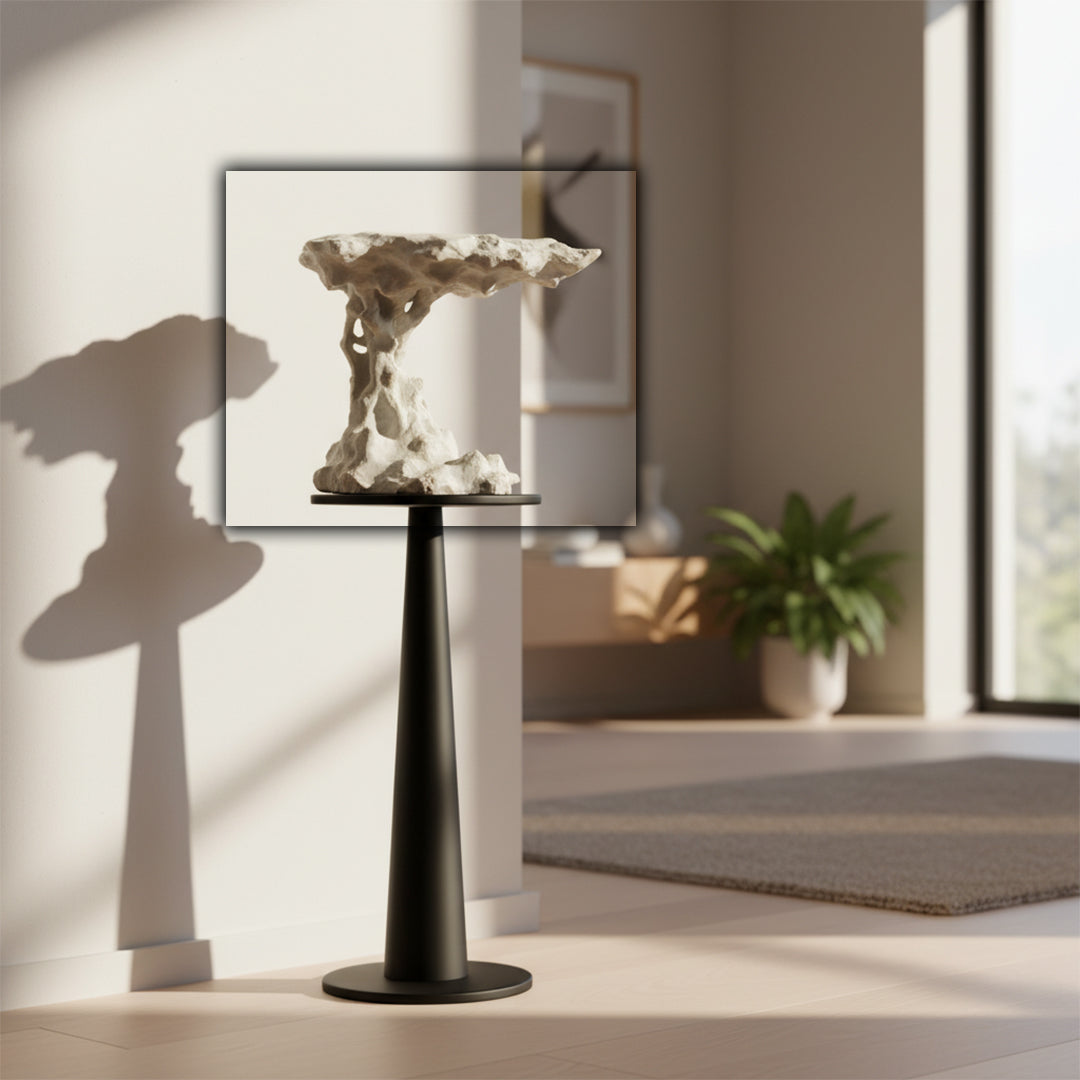 Pale Stone Side Table TL-0144