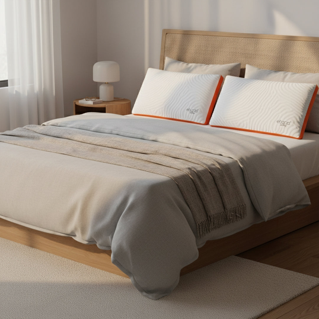 Pre-order 15 Days Delivery 45*70cm ebarza CuSleep Memory Pillow Z20250930-Copper - Cushions - ebarza Furniture UAE | Shop Modern Furniture in Abu Dhabi & Dubai - مفروشات ايبازرا في الامارات | تسوق اثاث عصري وديكورات مميزة في دبي وابوظبي