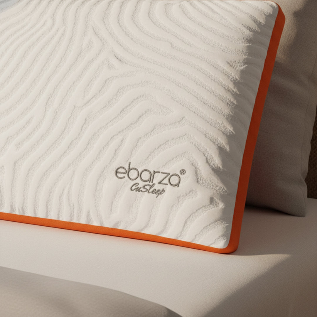 Pre-order 15 Days Delivery 45*70cm ebarza CuSleep Memory Pillow Z20250930-Copper - Cushions - ebarza Furniture UAE | Shop Modern Furniture in Abu Dhabi & Dubai - مفروشات ايبازرا في الامارات | تسوق اثاث عصري وديكورات مميزة في دبي وابوظبي