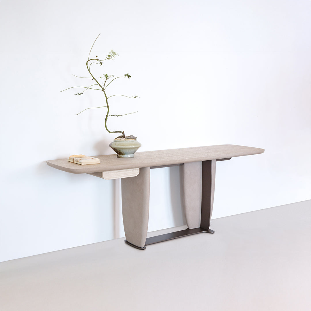 Nexus Veneer Top Console BMCJ-ZT6030 - Consoles - ebarza Furniture UAE | Shop Modern Furniture in Abu Dhabi & Dubai - مفروشات ايبازرا في الامارات | تسوق اثاث عصري وديكورات مميزة في دبي وابوظبي