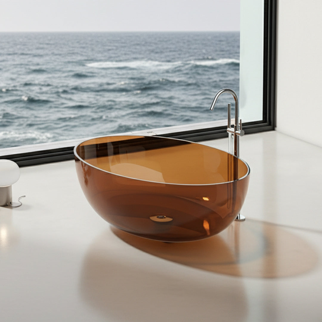 Pre-order 90 Days Delivery Bathtub With Faucet - SNT1063 - Bathtub - ebarza Furniture UAE | Shop Modern Furniture in Abu Dhabi & Dubai - مفروشات ايبازرا في الامارات | تسوق اثاث عصري وديكورات مميزة في دبي وابوظبي