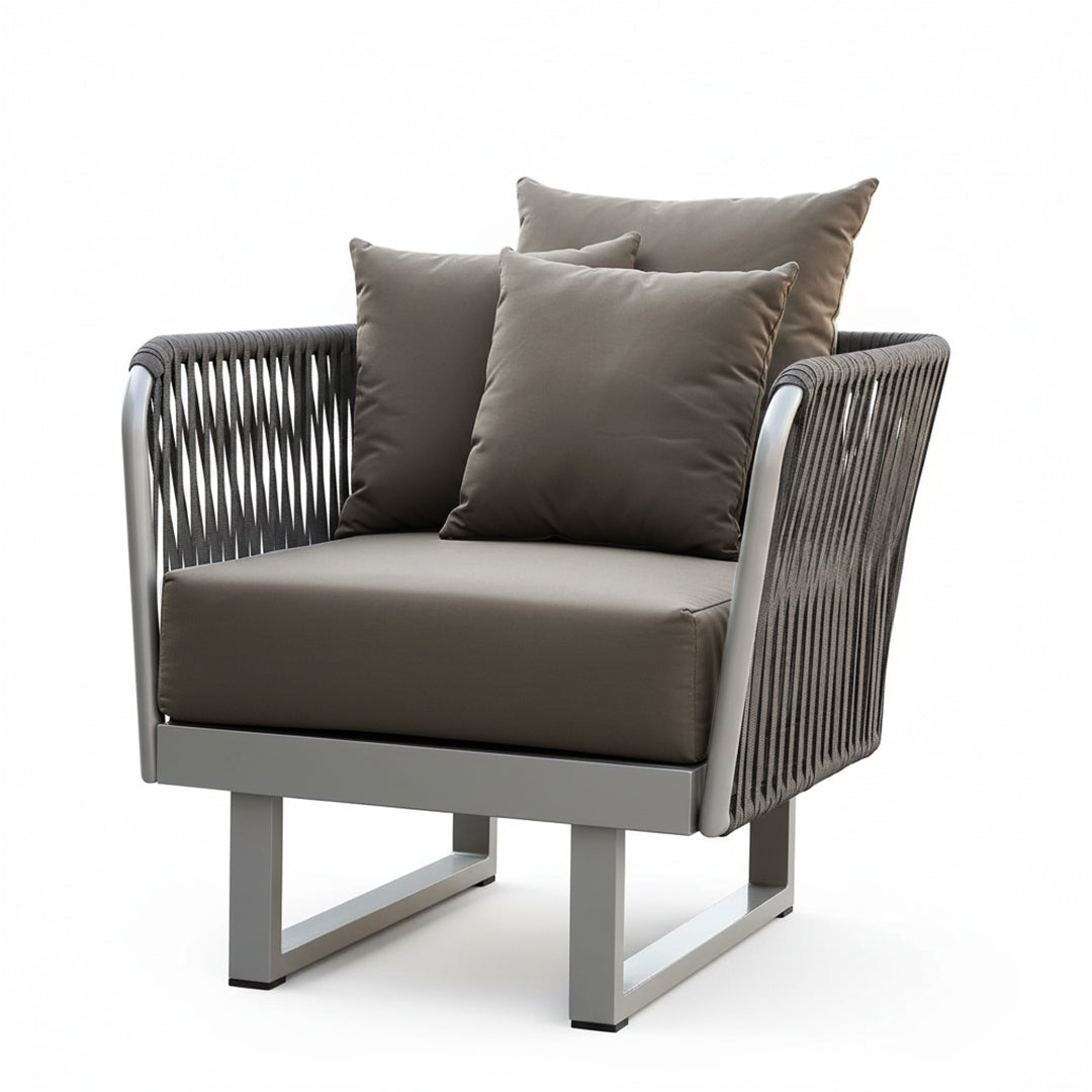 Pre-order 90 Days Delivery Lyon Outdoor Armchair 20810701 - Outdoor Chairs - ebarza Furniture UAE | Shop Modern Furniture in Abu Dhabi & Dubai - مفروشات ايبازرا في الامارات | تسوق اثاث عصري وديكورات مميزة في دبي وابوظبي
