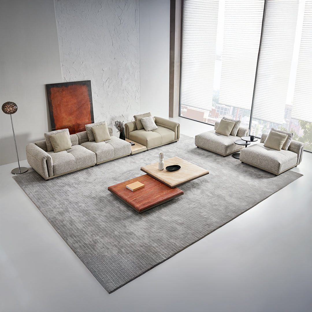 Quadro Single Seater Modular Sofa With LEFT Armrest B-SF093 - Sofas - ebarza Furniture UAE | Shop Modern Furniture in Abu Dhabi & Dubai - مفروشات ايبازرا في الامارات | تسوق اثاث عصري وديكورات مميزة في دبي وابوظبي