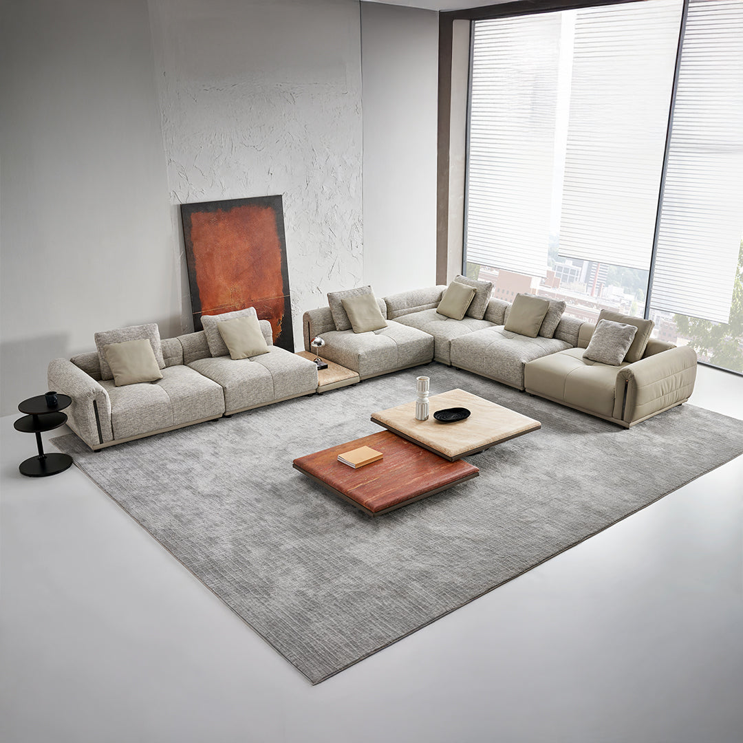 Quadro Single Seater Modular Sofa With RIGHT Armrest A-SF093 - Sofas - ebarza Furniture UAE | Shop Modern Furniture in Abu Dhabi & Dubai - مفروشات ايبازرا في الامارات | تسوق اثاث عصري وديكورات مميزة في دبي وابوظبي