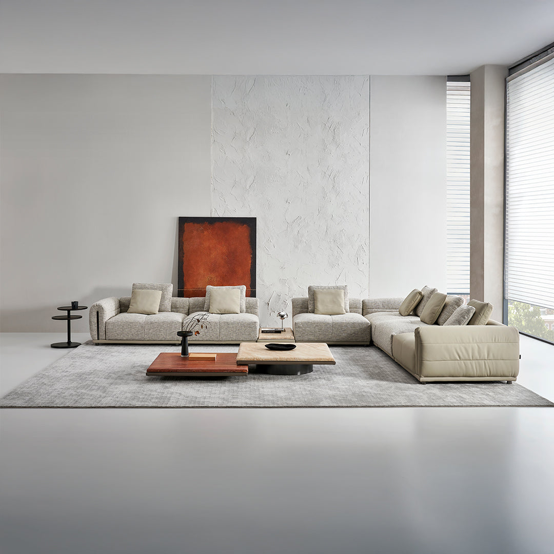 Quadro Single Seater Modular Sofa With LEFT Armrest B-SF093 - Sofas - ebarza Furniture UAE | Shop Modern Furniture in Abu Dhabi & Dubai - مفروشات ايبازرا في الامارات | تسوق اثاث عصري وديكورات مميزة في دبي وابوظبي