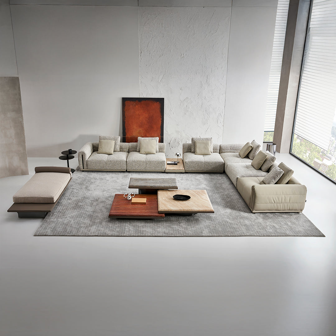 Quadro Single Seater Modular Sofa With RIGHT Armrest A-SF093 - Sofas - ebarza Furniture UAE | Shop Modern Furniture in Abu Dhabi & Dubai - مفروشات ايبازرا في الامارات | تسوق اثاث عصري وديكورات مميزة في دبي وابوظبي